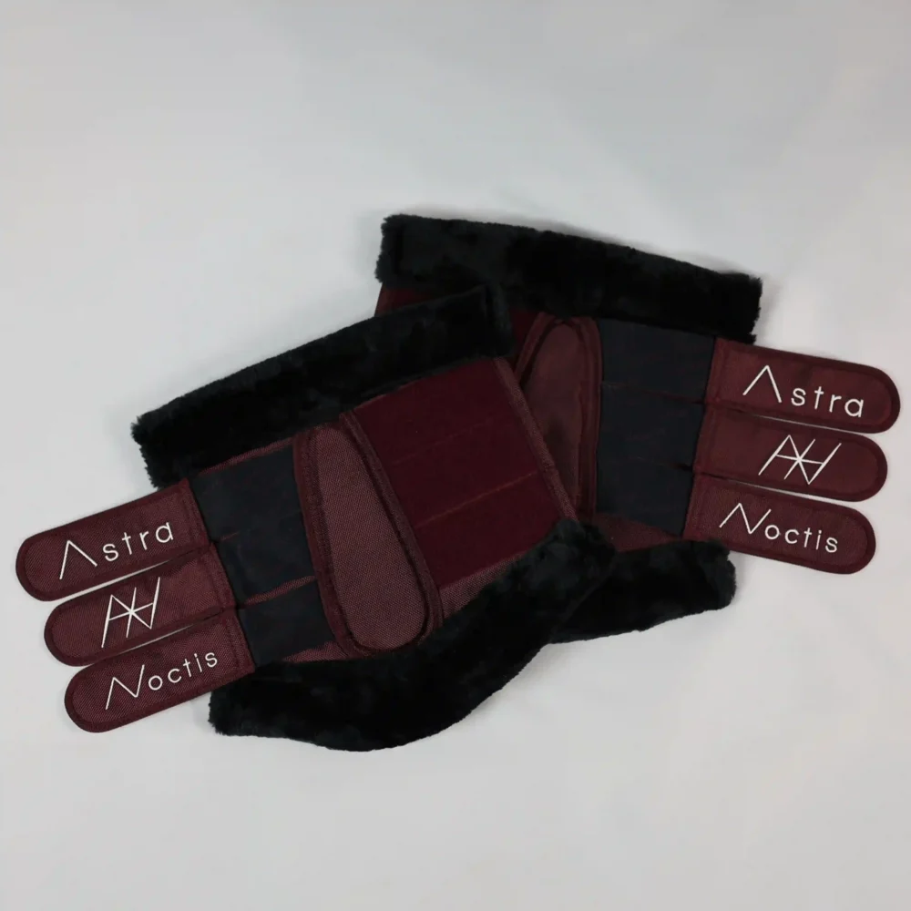 Almaty Hind Brush Boots Burgundy