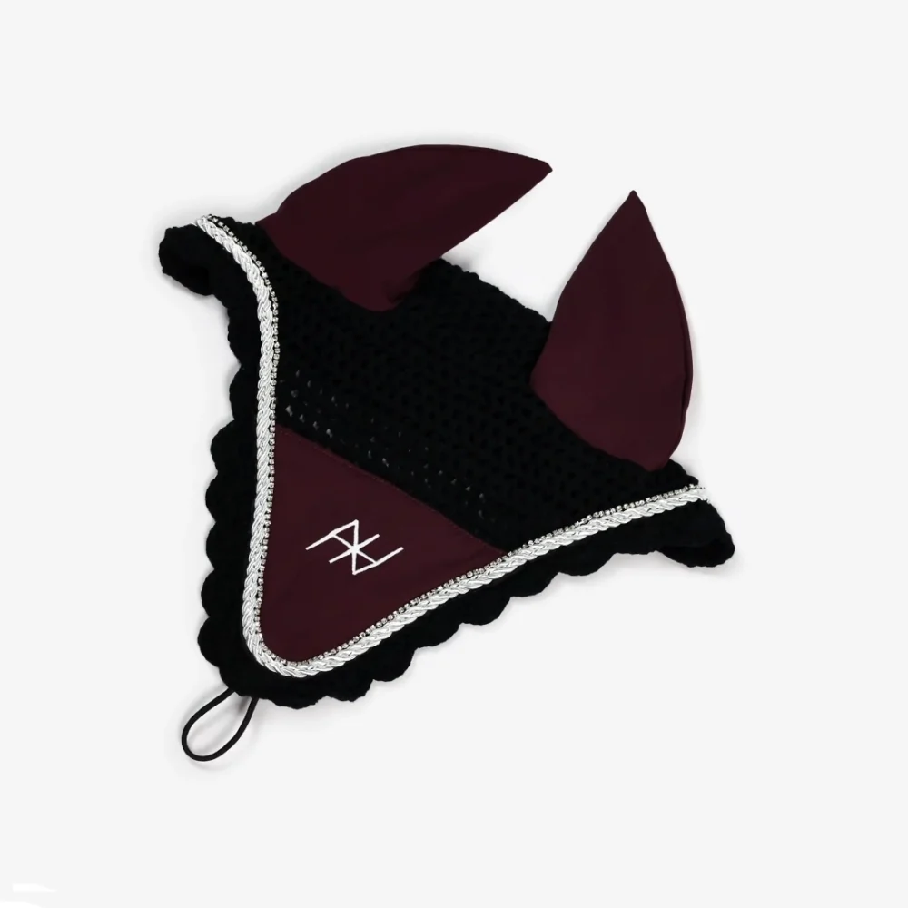 Colombo Long Ear Bonnet Burgundy