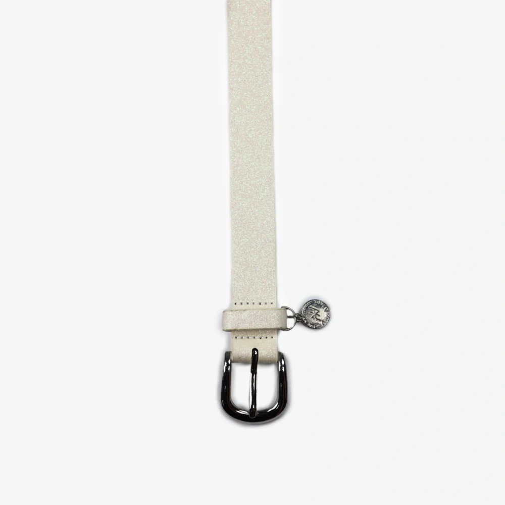 Melbourne Glitter Belt Blanco