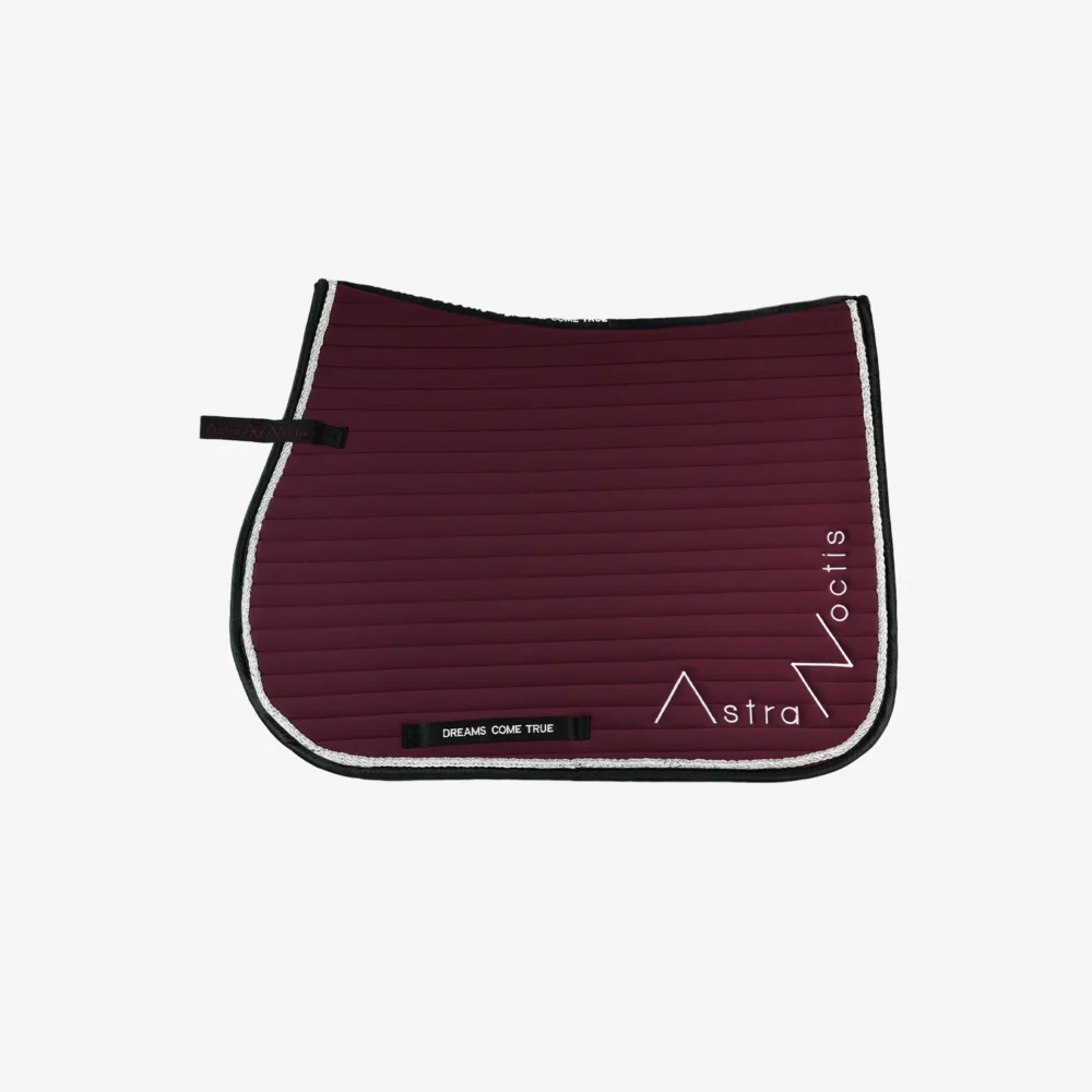 Nairobi Jump Saddle Pad Burgundy