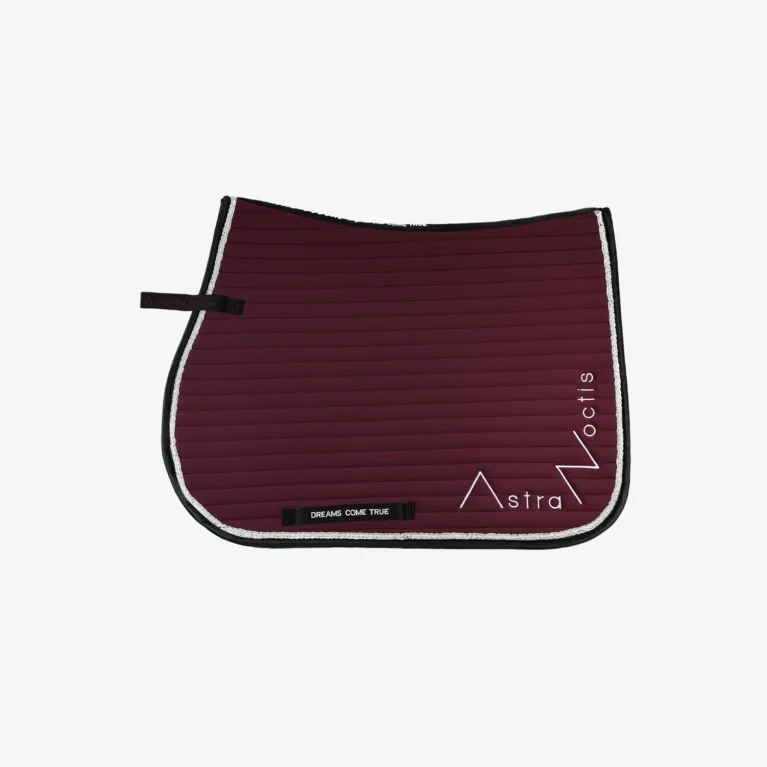 Nairobi Jump Saddle Pad Burgundy