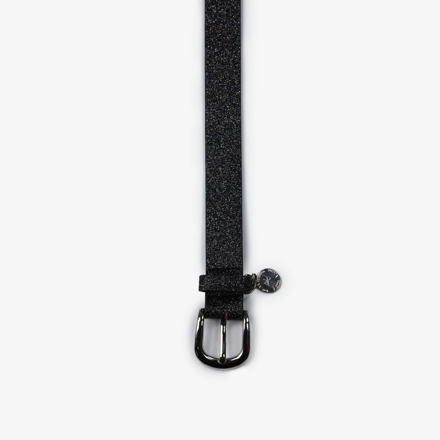 Melbourne Glitter Belt Negro