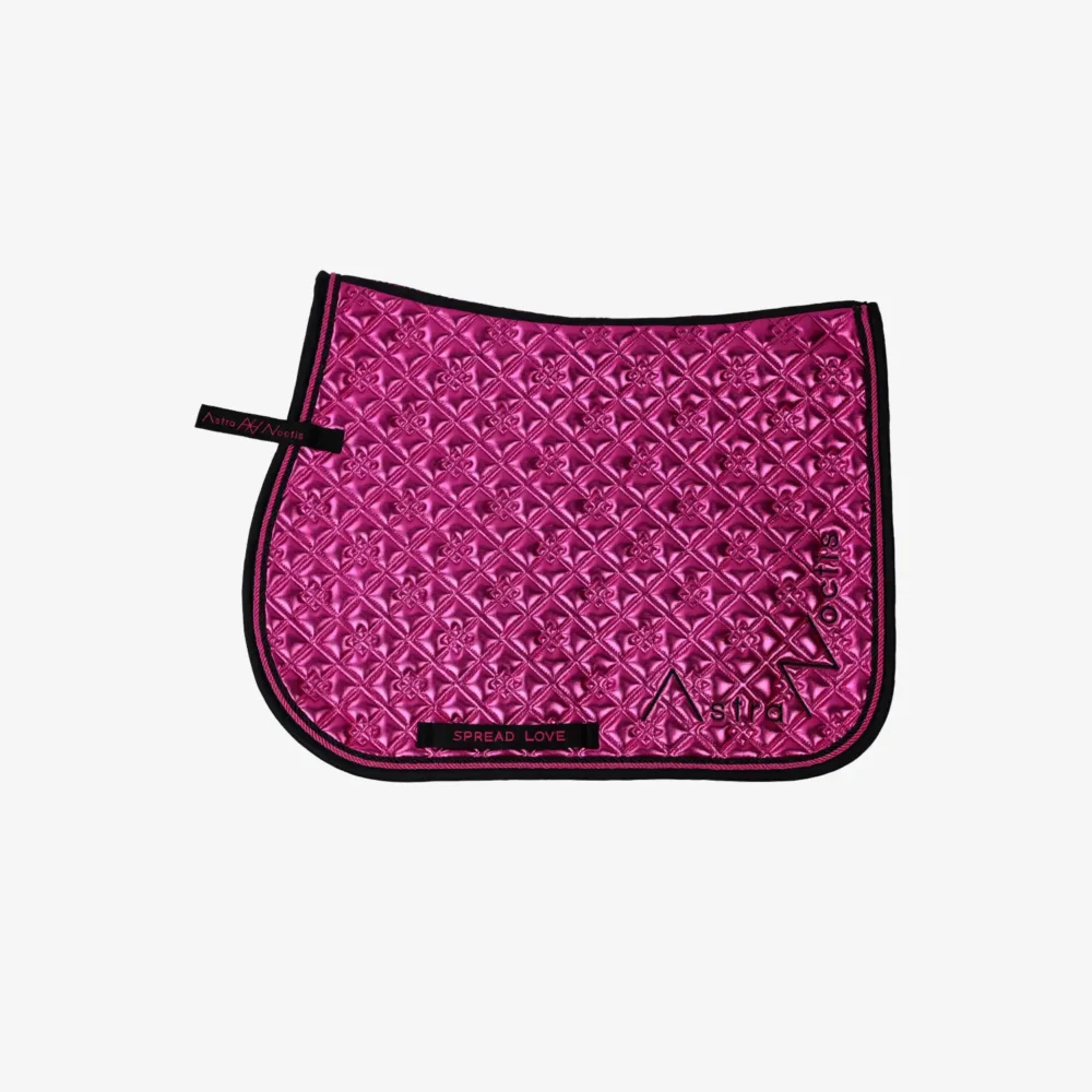 Sumatra Jump Saddle Pad Raspberry