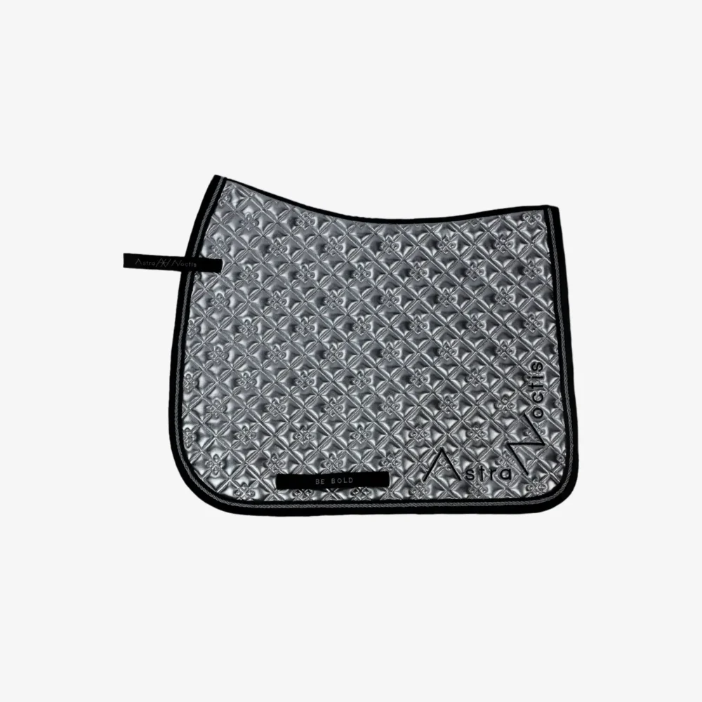 Sumatra Dressage Saddle Pad Silver
